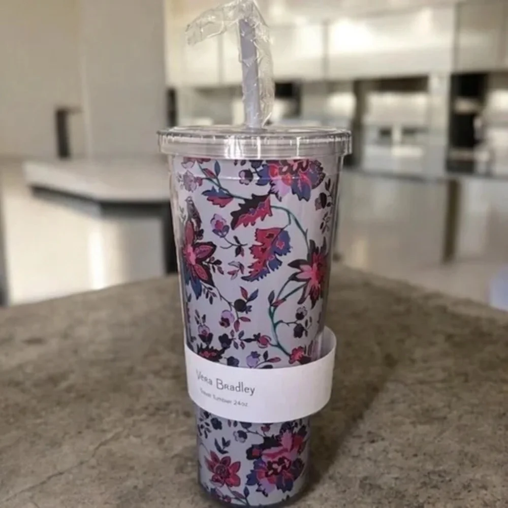 Vera Bradley | Travel Tumbler 24oz Vineyard Floral